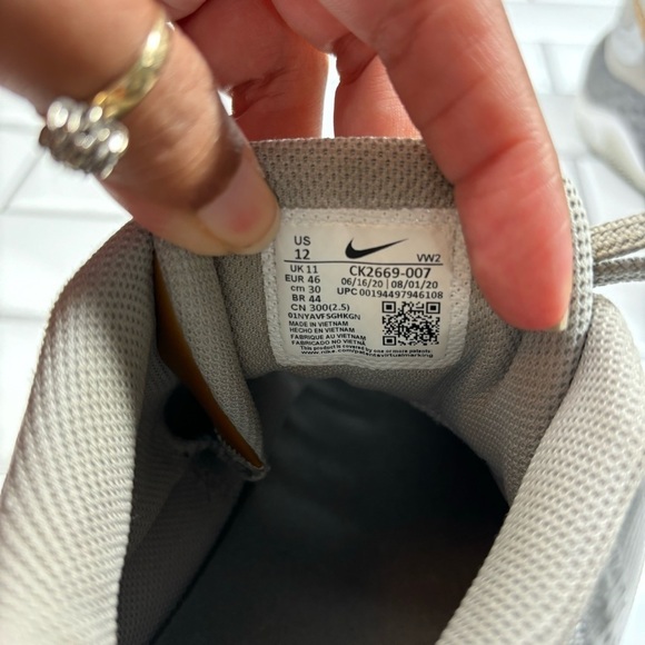 Nike Renew Elevate 'Metallic Silver Gold size 12 - Picture 7 of 12